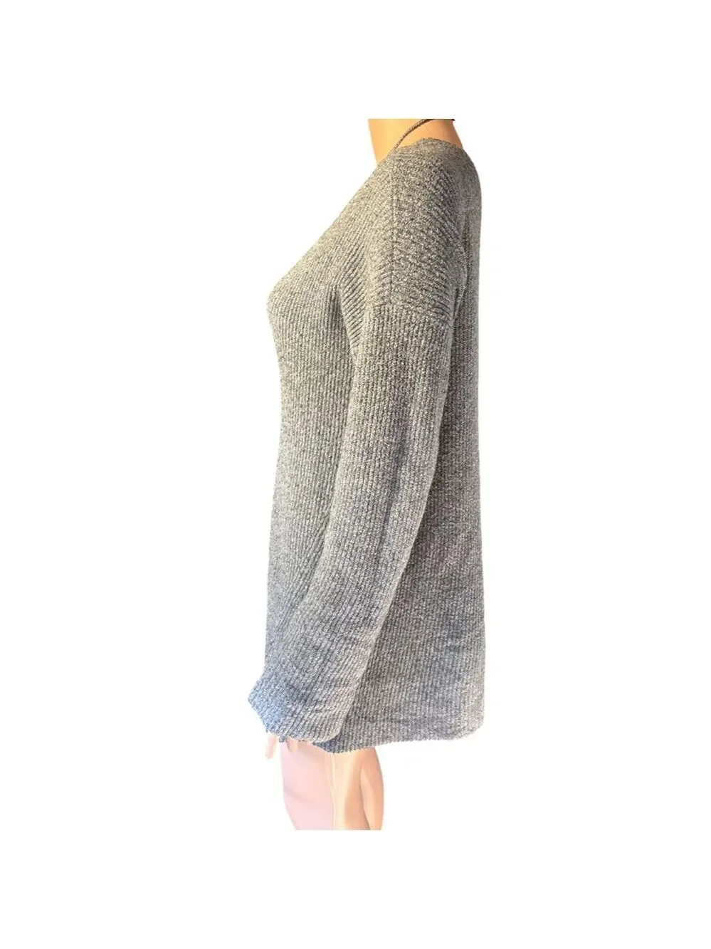 Wilfred Charcoal Long Sleeve Knit Dress
